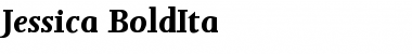 Download Jessica-BoldIta Regular Font Title Preview