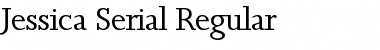 Download Jessica-Serial Regular Font Title Preview