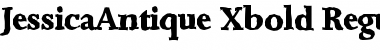Download JessicaAntique-Xbold Regular Font Title Preview