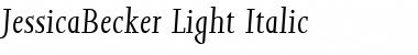 Download JessicaBecker-Light Font