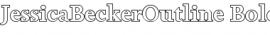 Download JessicaBeckerOutline Bold Font Title Preview