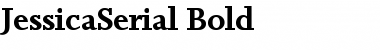Download JessicaSerial Bold Font Title Preview