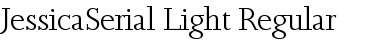 Download JessicaSerial-Light Regular Font Title Preview