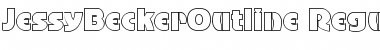 Download JessyBeckerOutline Regular Font Title Preview