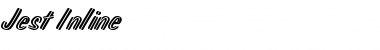 Download Jest Inline Regular Font Title Preview