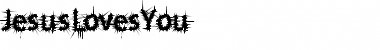 Download JesusLovesYou Regular Font Title Preview