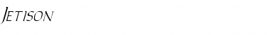 Download Jetison Normal Font Title Preview