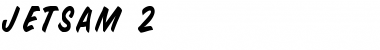 Download Jetsam 2 Regular Font Title Preview