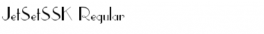 Download JetSetSSK Regular Font Title Preview