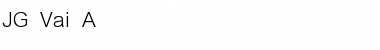 Download JG Vai A Regular Font Title Preview