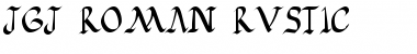 Download JGJ Roman Rustic Regular Font Title Preview