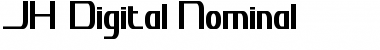 Download JH_Digital Nominal Font Title Preview