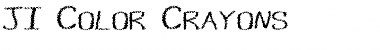 Download JI Color Crayons Regular Font Title Preview
