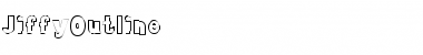 Download JiffyOutline Regular Font Title Preview