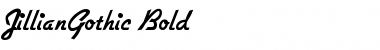 Download JillianGothic-Bold Regular Font Title Preview