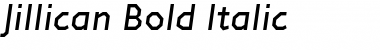 Download Jillican Bold Italic Font Title Preview