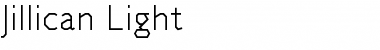 Download Jillican Light Regular Font Title Preview
