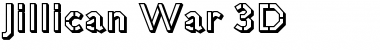 Download Jillican War 3D Regular Font Title Preview