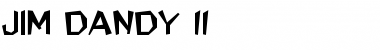 Download Jim Dandy 11 Regular Font Title Preview