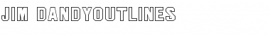 Download Jim DandyOutlines Regular Font Title Preview