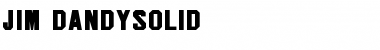 Download Jim DandySolid Regular Font Title Preview