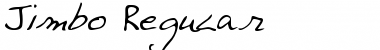 Download Jimbo Regular Font Title Preview