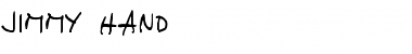 Download JIMMY-HAND JIMMY-HAND Font Title Preview