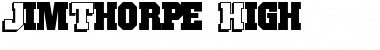 Download JimThorpe High Font Title Preview