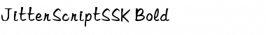 Download JitterScriptSSK Bold Font Title Preview