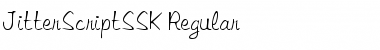 Download JitterScriptSSK Regular Font Title Preview