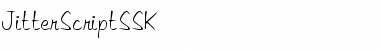 Download JitterScriptSSK Regular Font Title Preview
