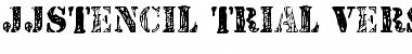 Download JJStencil Trial Version Font Title Preview