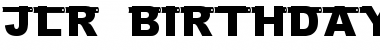 Download JLR Birthday Banner Regular Font Title Preview