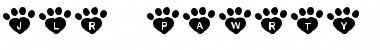 Download JLR Pawrty Hearty Regular Font Title Preview