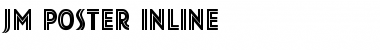 Download JM Poster Inline Regular Font Title Preview