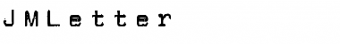 Download JMLetter Regular Font Title Preview