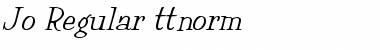 Download Jo Regular Font Title Preview