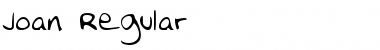 Download Joan Regular Font Title Preview