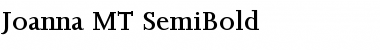 Download Joanna MT SemiBold Regular Font Title Preview