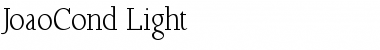 Download JoaoCond-Light Regular Font Title Preview