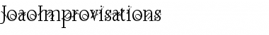 Download JoaoImprovisations Regular Font Title Preview