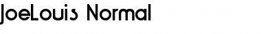 Download JoeLouis Normal Font Title Preview