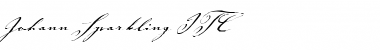 Download Johann Sparkling ITC Light Italic Font Title Preview