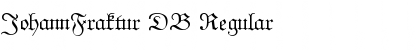 Download JohannFraktur DB Regular Font Title Preview