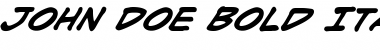 Download John Doe Regular Font Title Preview