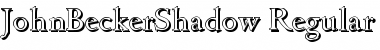 Download JohnBeckerShadow Regular Font Title Preview