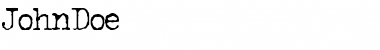 Download JohnDoe Roman Font Title Preview