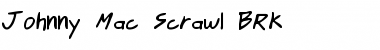 Download Johnny Mac Scrawl BRK Regular Font Title Preview