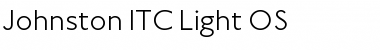 Download Johnston ITC Light Font Title Preview