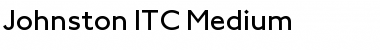 Download Johnston ITC Medium Font Title Preview